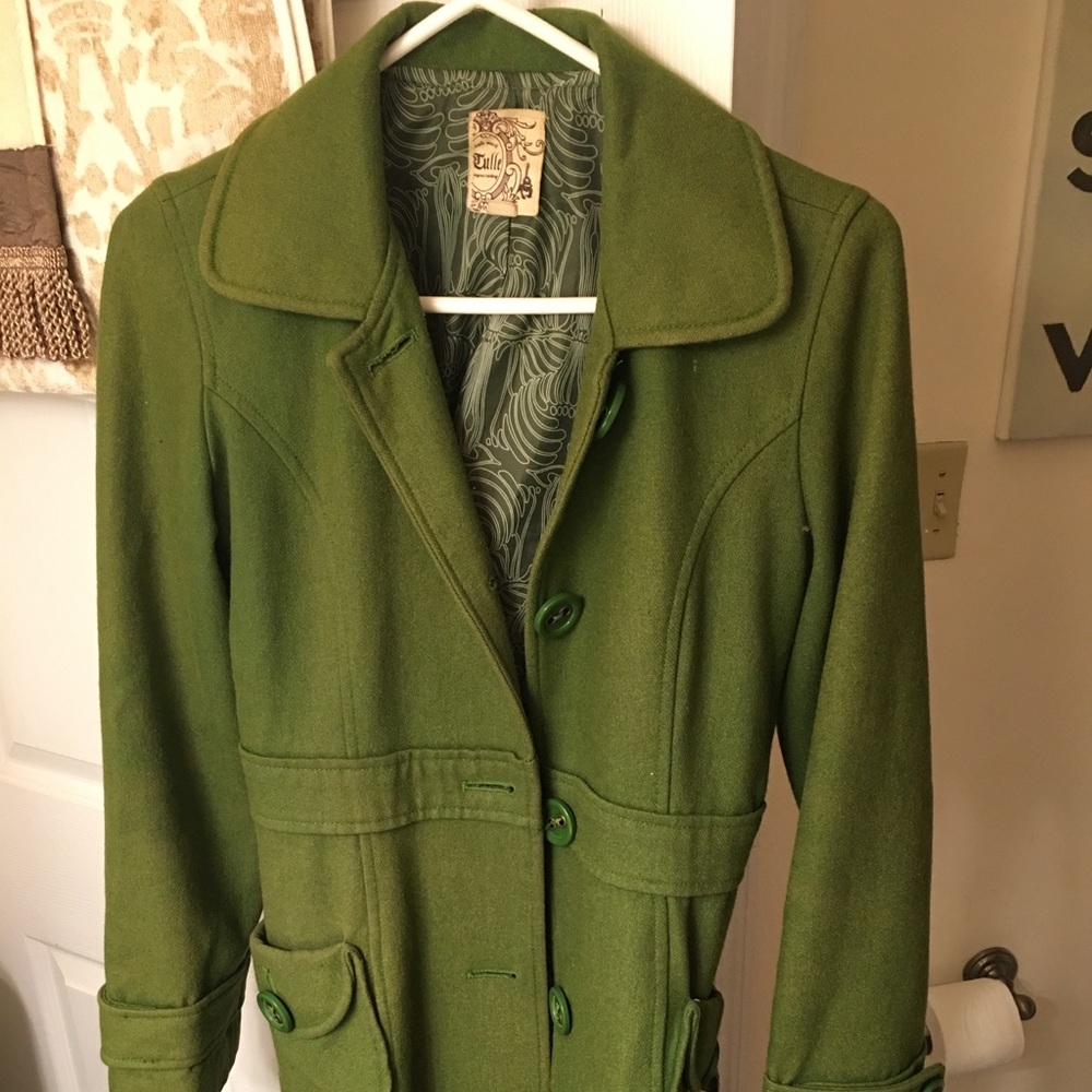 Designer pea coat